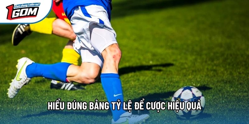 Hiểu đúng bảng tỷ lệ để cược hiệu quả Hiểu đúng bảng tỷ lệ để cược hiệu quả