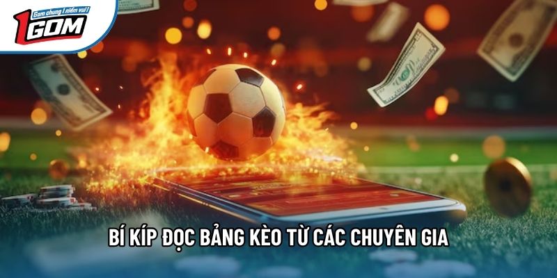 Bí kíp đọc bảng kèo từ các chuyên gia Bí kíp đọc bảng kèo từ các chuyên gia